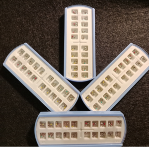 Brackets Metálicos Mini Faye - Kit 20 uds
